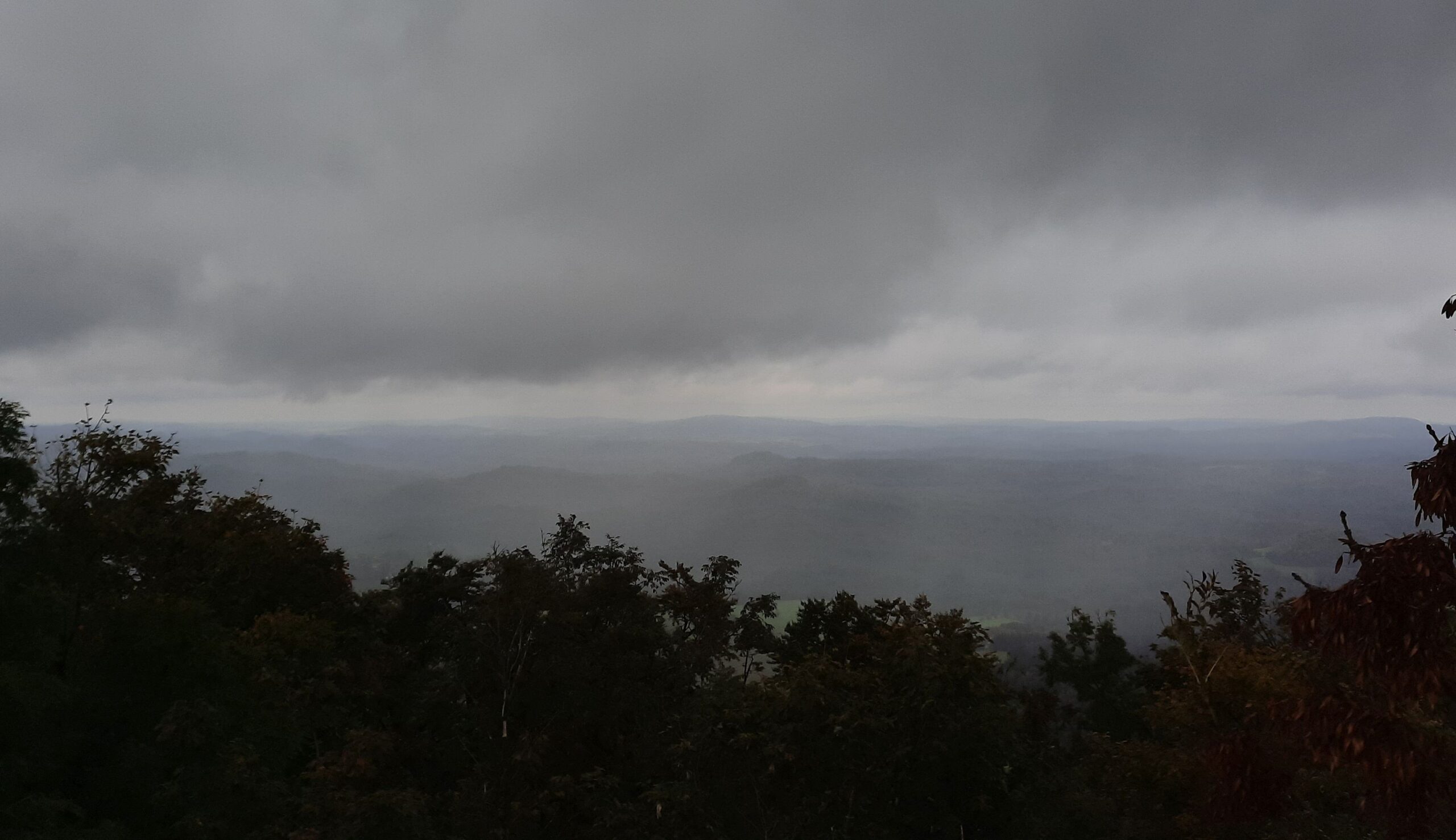 Lausitzer Gebirge im Regen, Foto: Christian Gering (IU)
